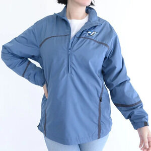 Vintage North End Blue Jays Logo Lightweight Half-Zip Jacket  Med